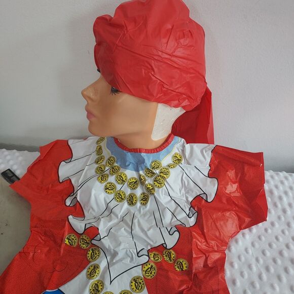 Vintage Ben Cooper Halloween Gypsy Costume Kids Size Tiny Tot (3-5) 1989 Vinyl - Picture 3 of 14